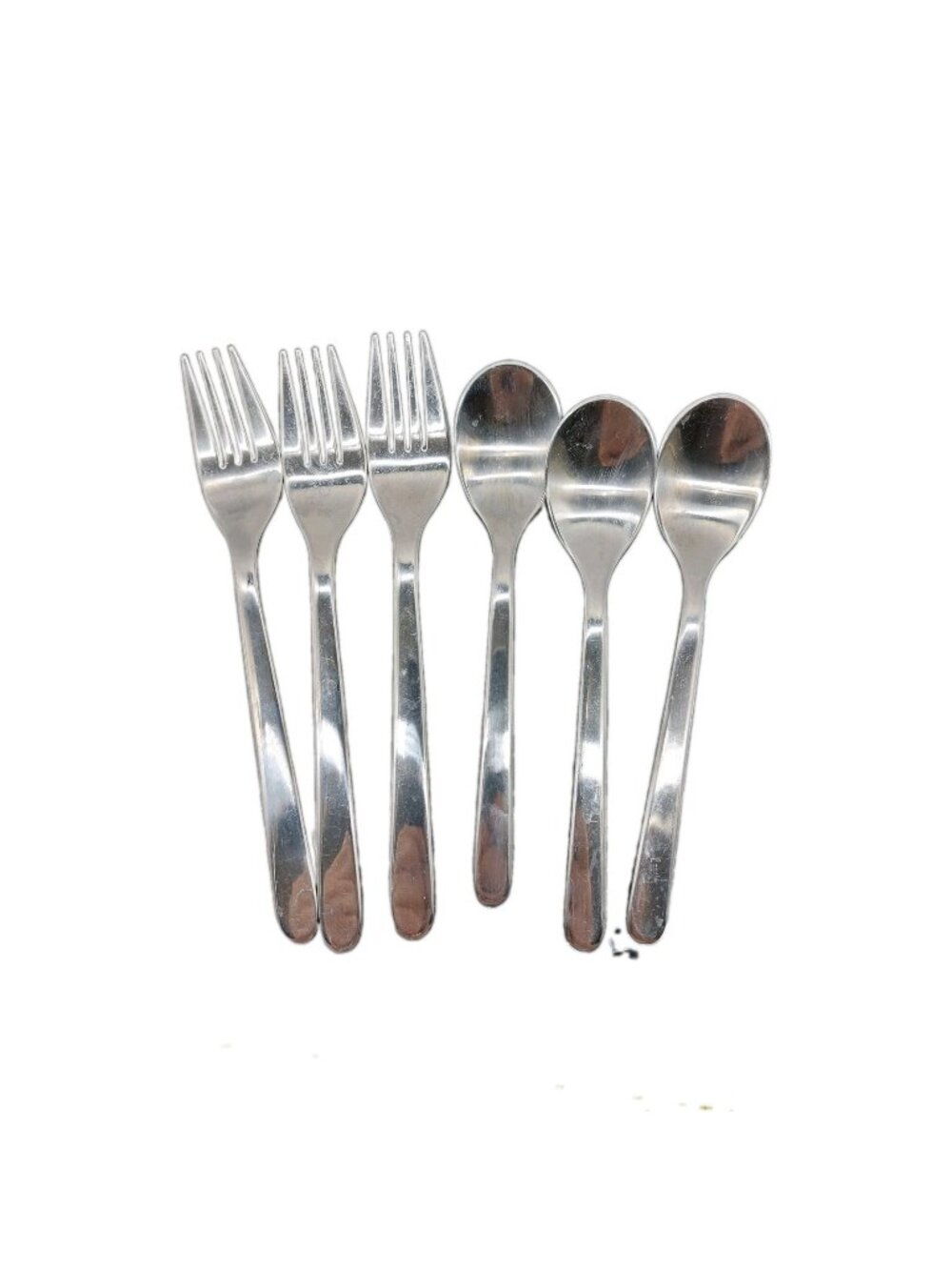 Ikea Flatware 3 Spoons & Forks 6" Set Of 6